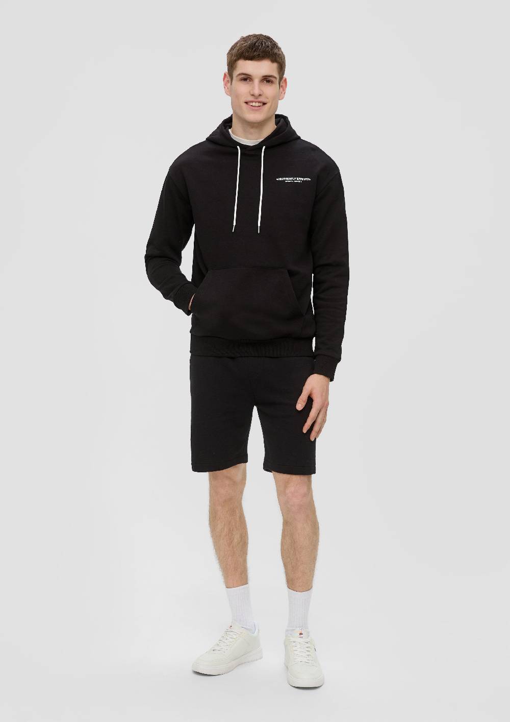s.Oliver Sweatshirt mit Brust- und Rückenprint Rabatt