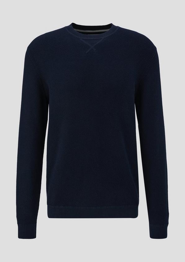 s.Oliver Strickpullover mit Rippelementen