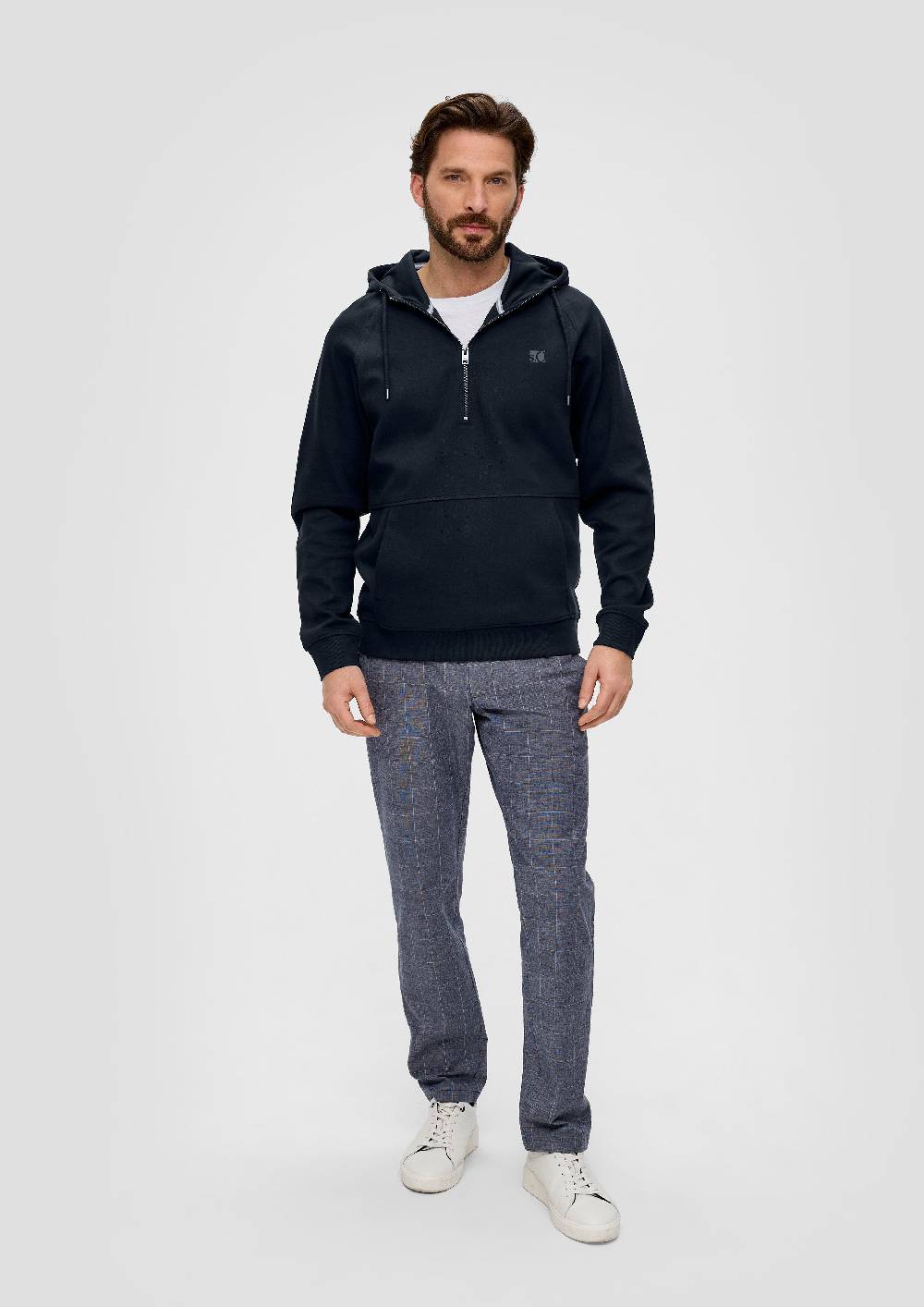 s.Oliver Hoodie-Sweatshirt aus Baumwollmix Flash Sale