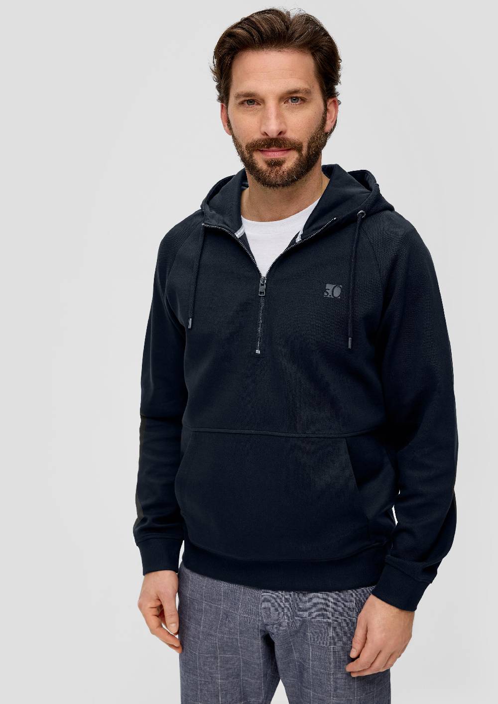 s.Oliver Hoodie-Sweatshirt aus Baumwollmix Flash Sale