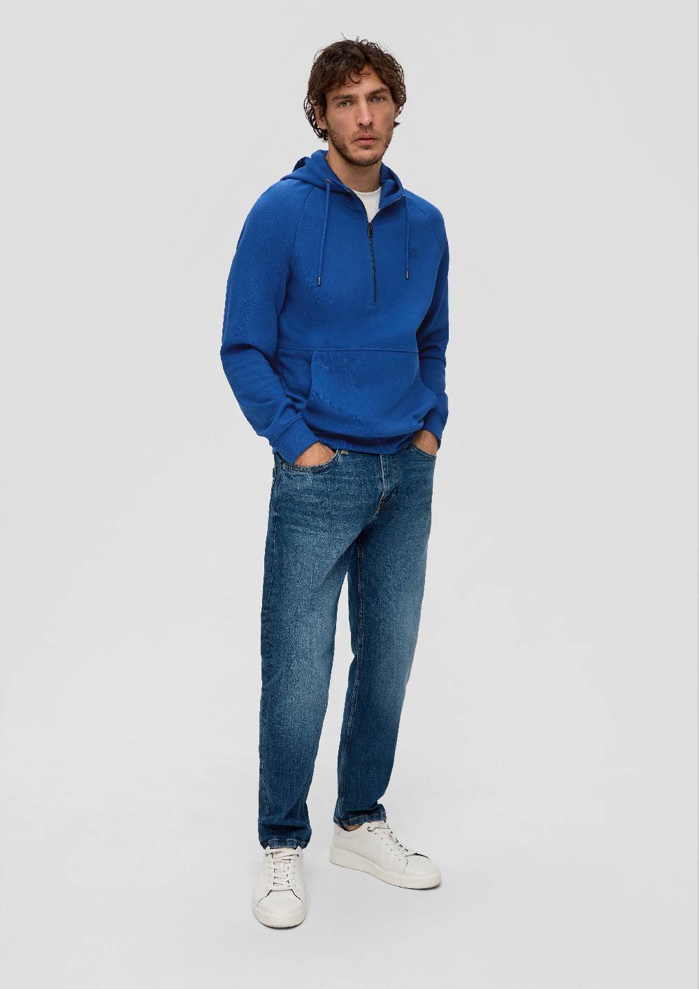 s.Oliver Hoodie-Sweatshirt aus Baumwollmix Begrenztes Angebot