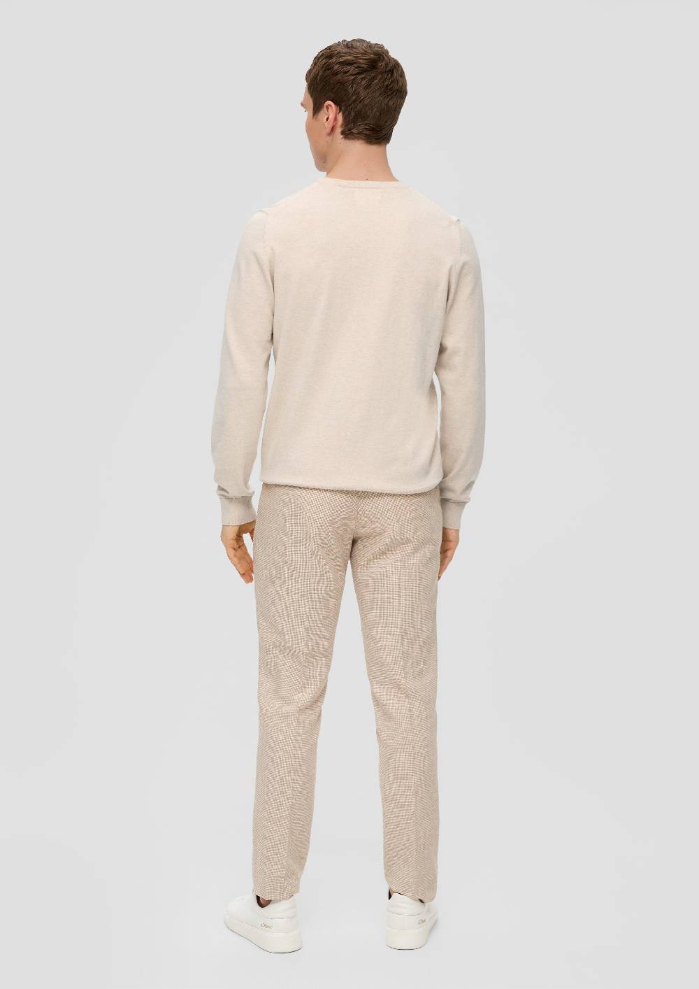 s.Oliver Strickpullover aus Seide mit Crew Neck Online Shopping