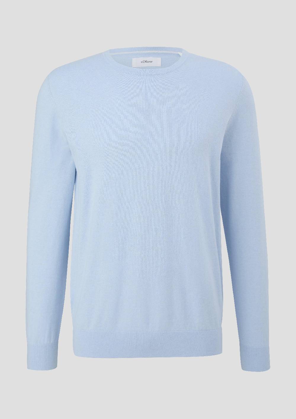 s.Oliver Strickpullover aus Seide mit Crew Neck Preisnachlass