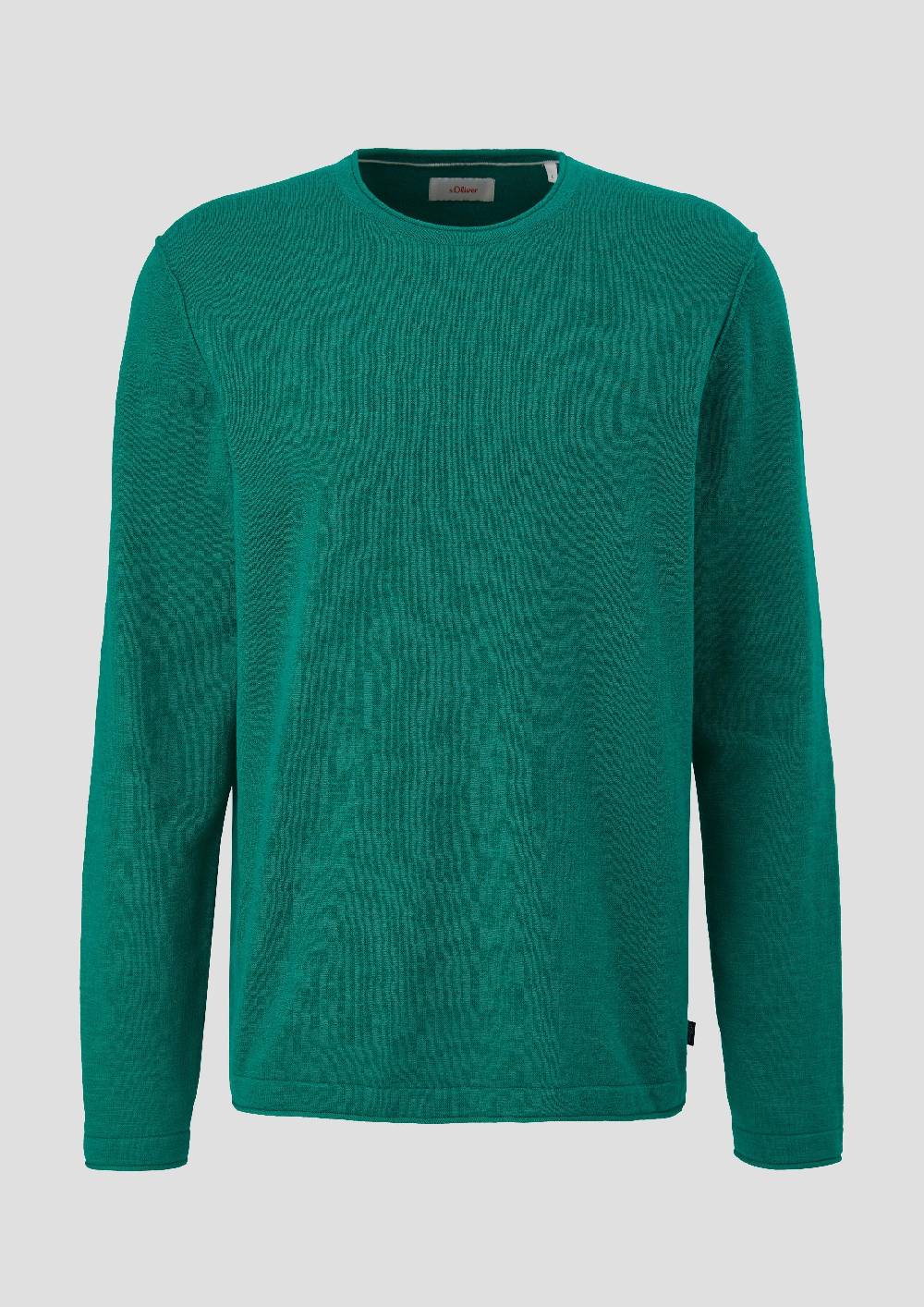 s.Oliver Strickpullover mit Rollkante Lagerräumung