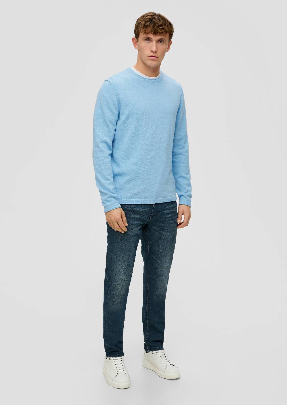s.Oliver Strickpullover mit Rollkante Heißer Verkauf