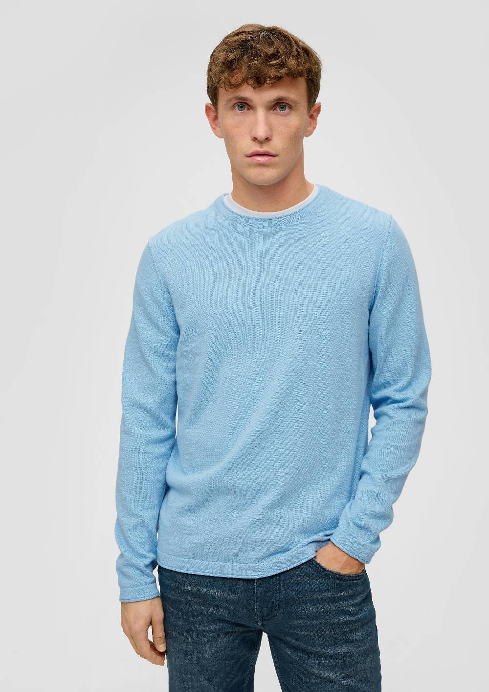 s.Oliver Strickpullover mit Rollkante Heißer Verkauf