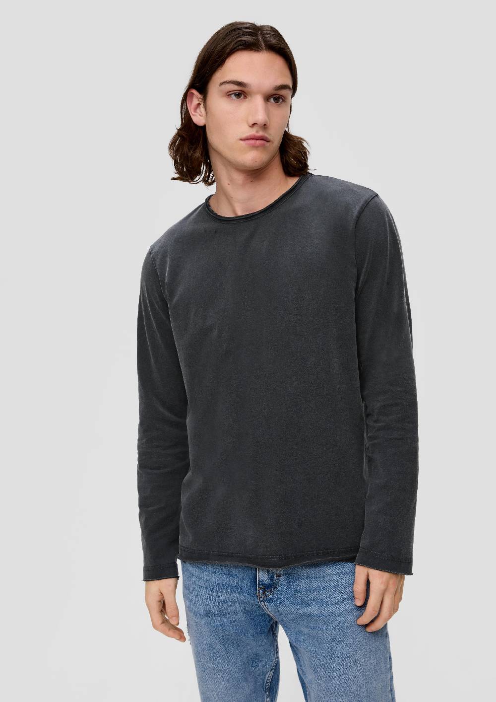 s.Oliver Longsleeve mit Rollsäumen Top Angebot