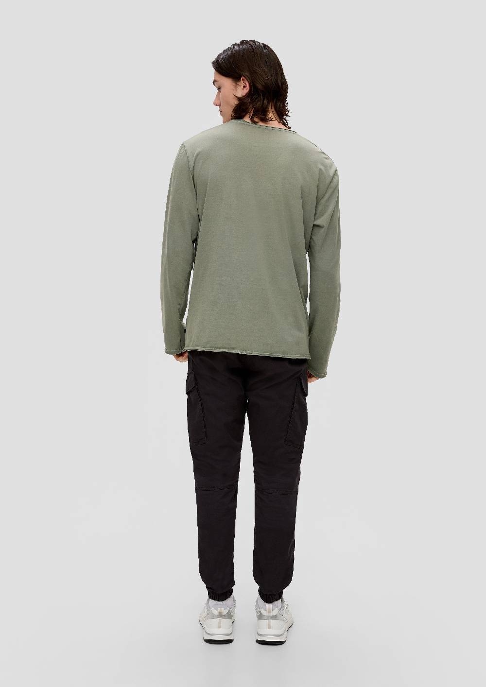 s.Oliver Longsleeve mit Rollsäumen Neueste Mode