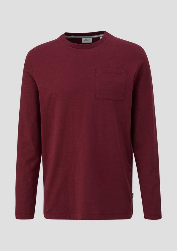 s.Oliver Longsleeve mit Flammgarnstruktur
