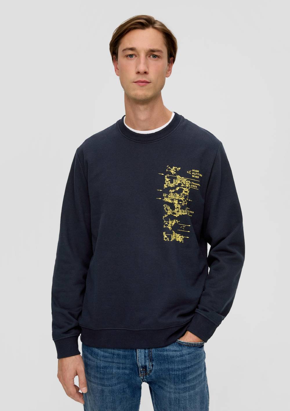 s.Oliver Sweatshirt mit Frontprint Exklusive Angebote