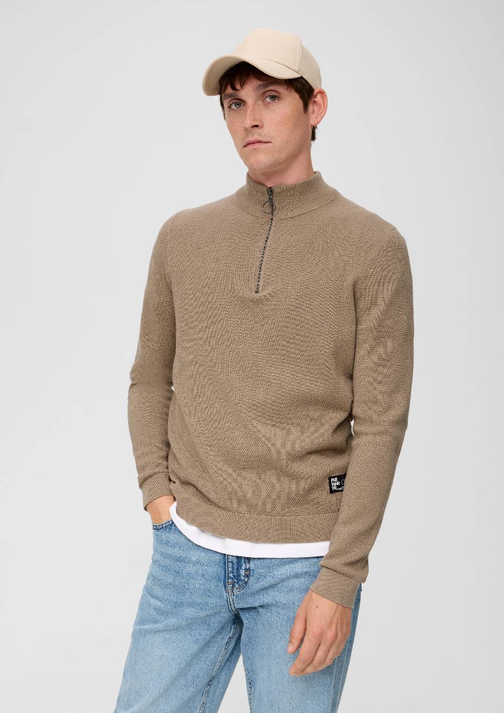 s.Oliver Pullover aus Strukturstrick Blitzangebot