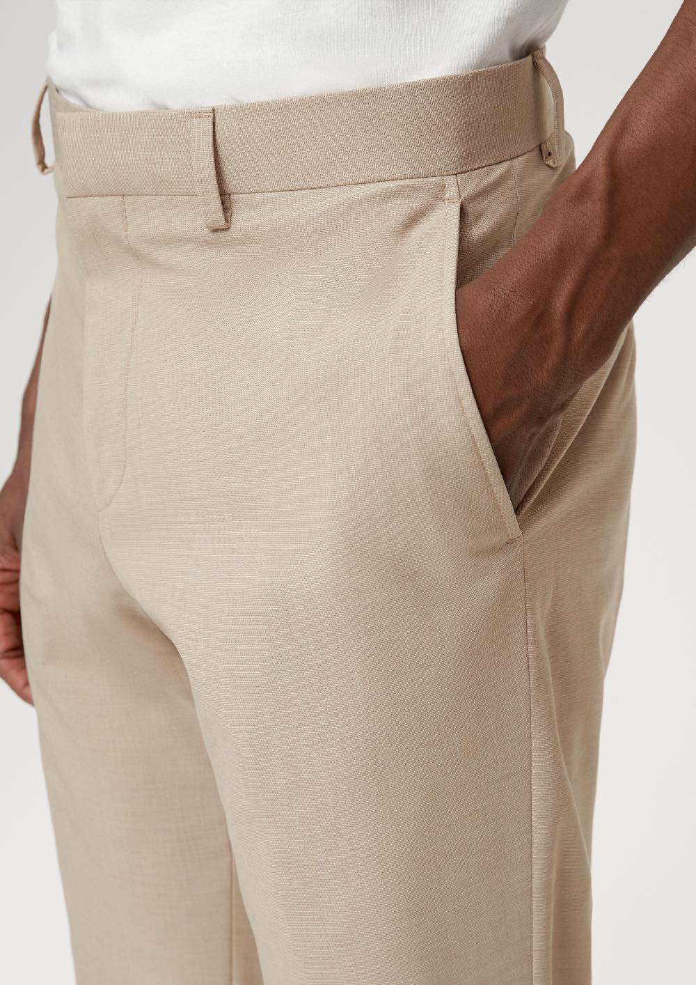 s.Oliver Slim: Hose aus Viskosemix Große Rabatte