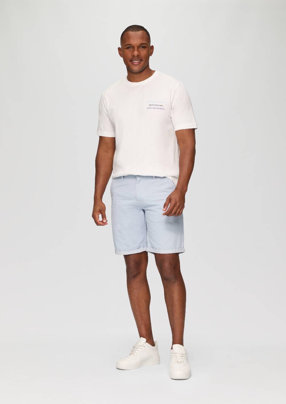 s.Oliver Gewaschenes T-Shirt mit Frontprint Tiefpreis