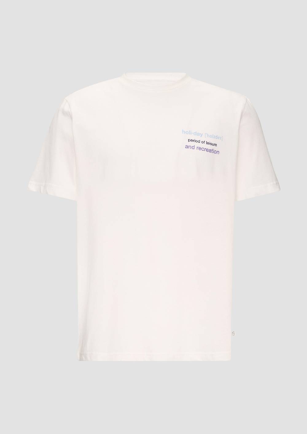 s.Oliver Gewaschenes T-Shirt mit Frontprint Tiefpreis