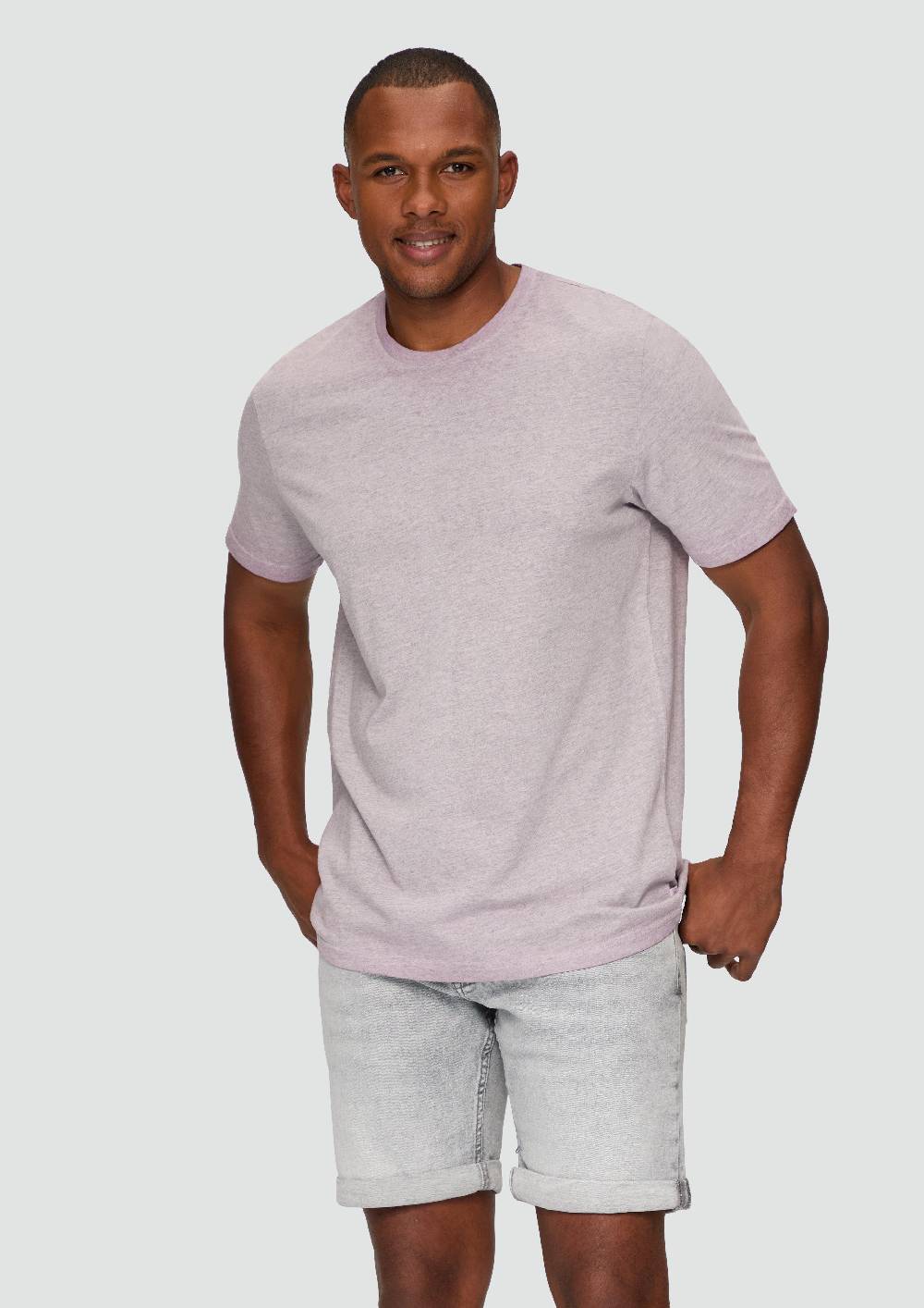 s.Oliver T-Shirt aus Baumwollmix mit Wascheffekt Kostenlose Rückgabe
