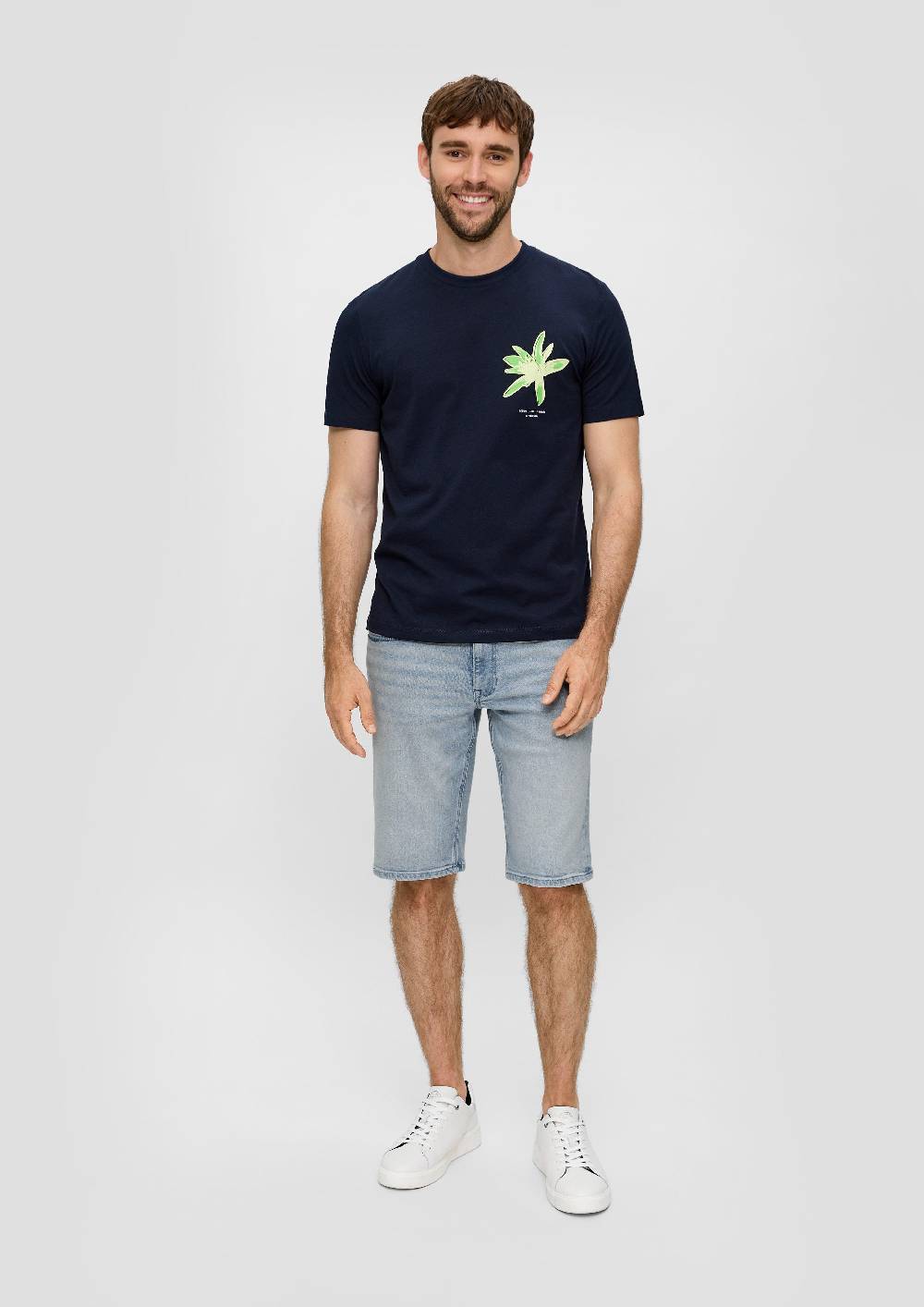 s.Oliver Jeans-Shorts / Straight Leg / High Rise Begrenzte Freigabe