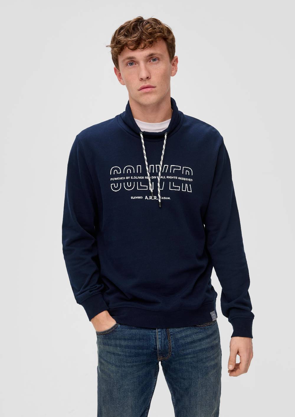 s.Oliver Sweatshirt mit Logo-Print Neueste Stile