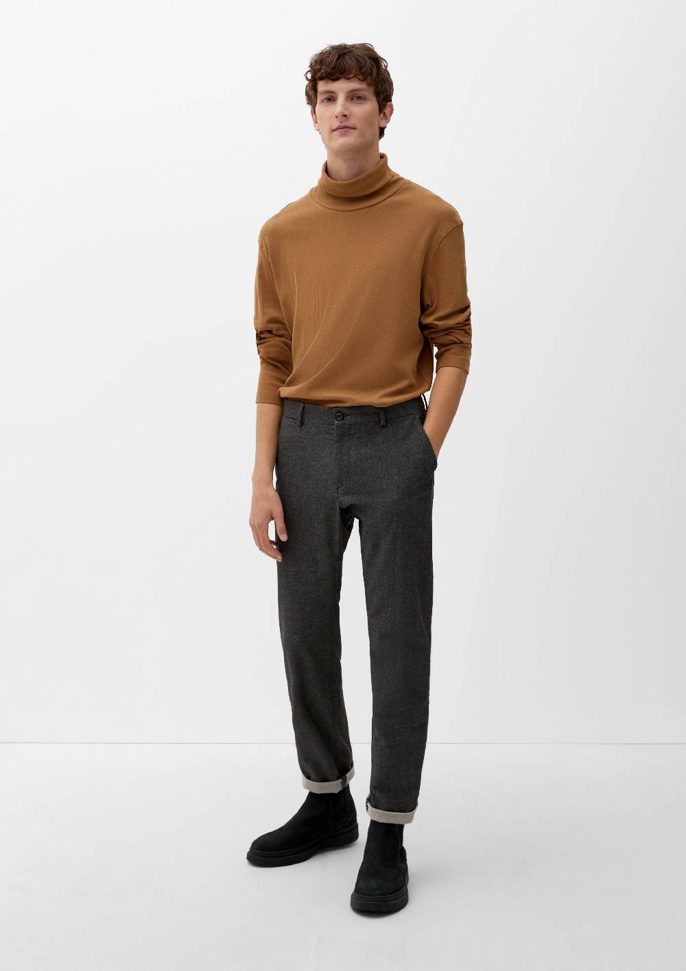 s.Oliver Langarmshirt mit Rollkragen Super Rabatt