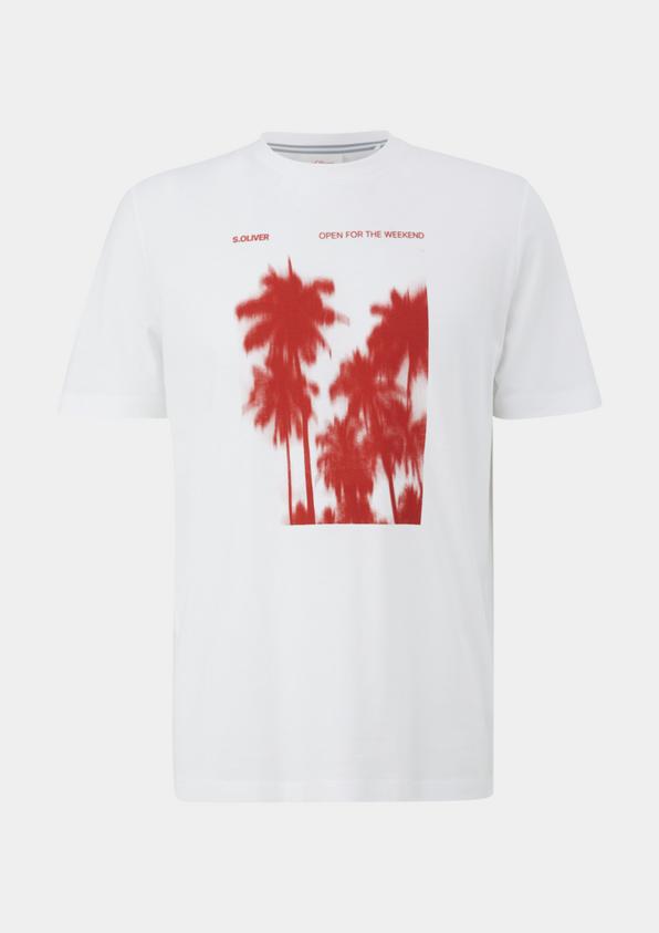 s.Oliver Baumwollshirt mit Frontprint