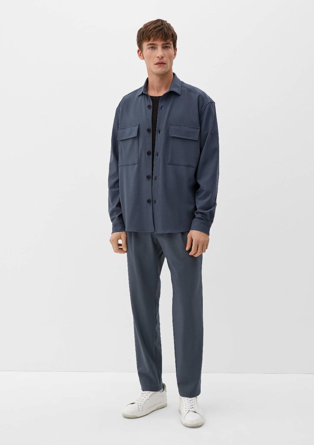 s.Oliver Hemdjacke aus Viskosestretch Kostenloser Versand international