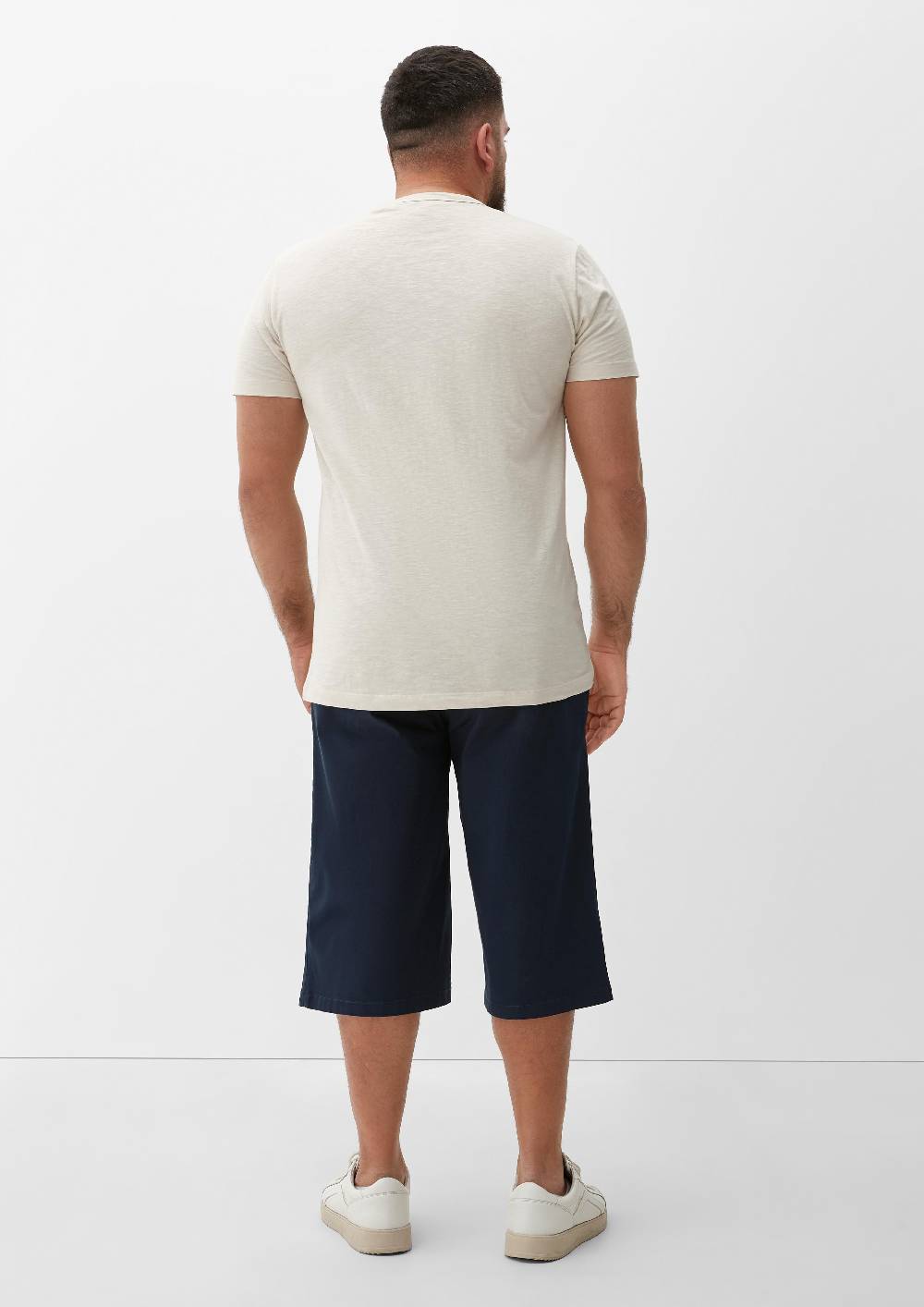 s.Oliver Relaxed: Bermudas aus Baumwollstretch Auslauf