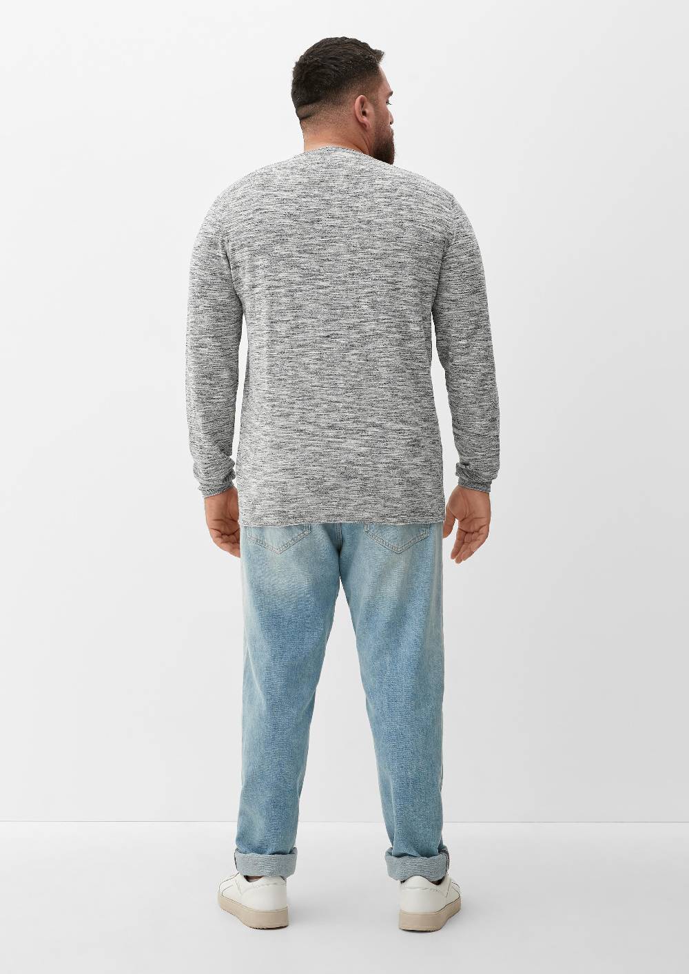 s.Oliver Melierter Feinstrickpullover Verkauf