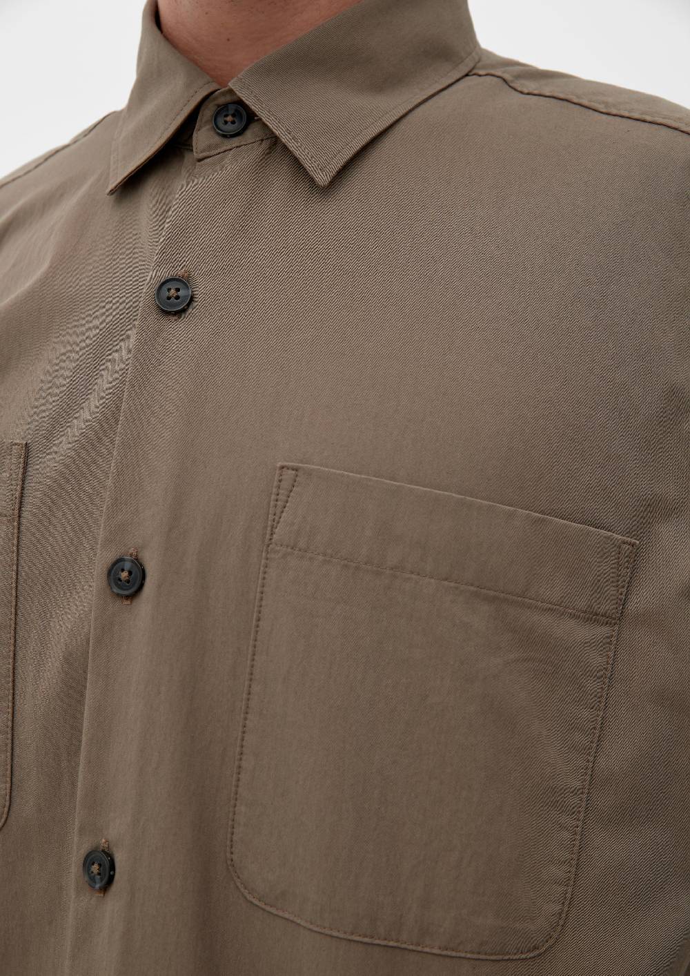s.Oliver Relaxed: Hemd aus Twill Kostenloser Versand
