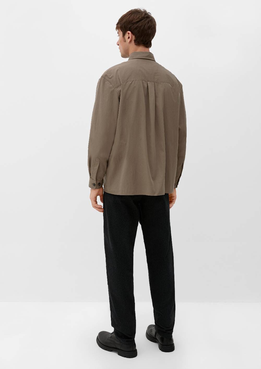 s.Oliver Relaxed: Hemd aus Twill Kostenloser Versand