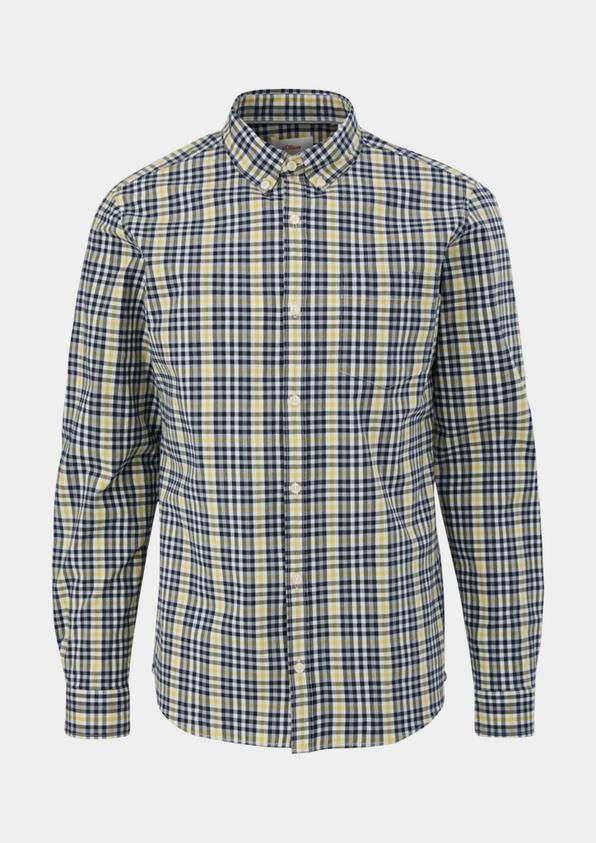 s.Oliver Slim: Hemd mit Button-down-Kragen Fabrik Onlineshop