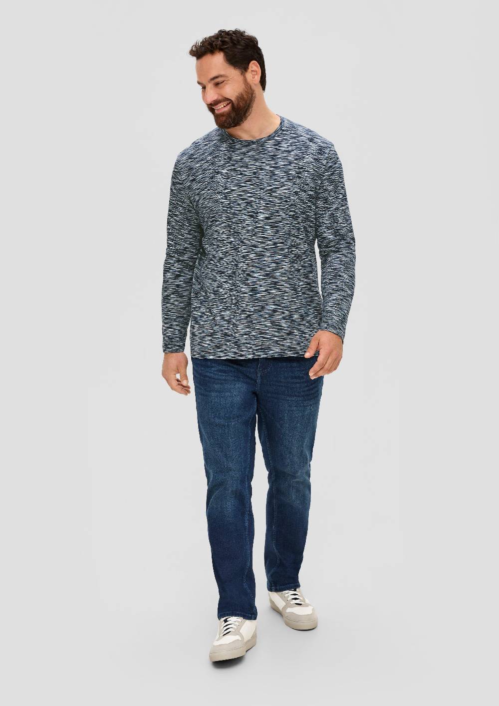 s.Oliver Longsleeve aus Baumwolle Rabatt