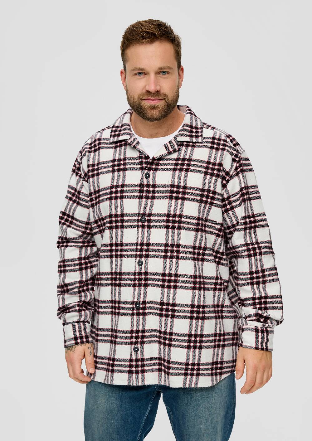 s.Oliver Relaxed: Overshirt aus Baumwolle Günstig kaufen
