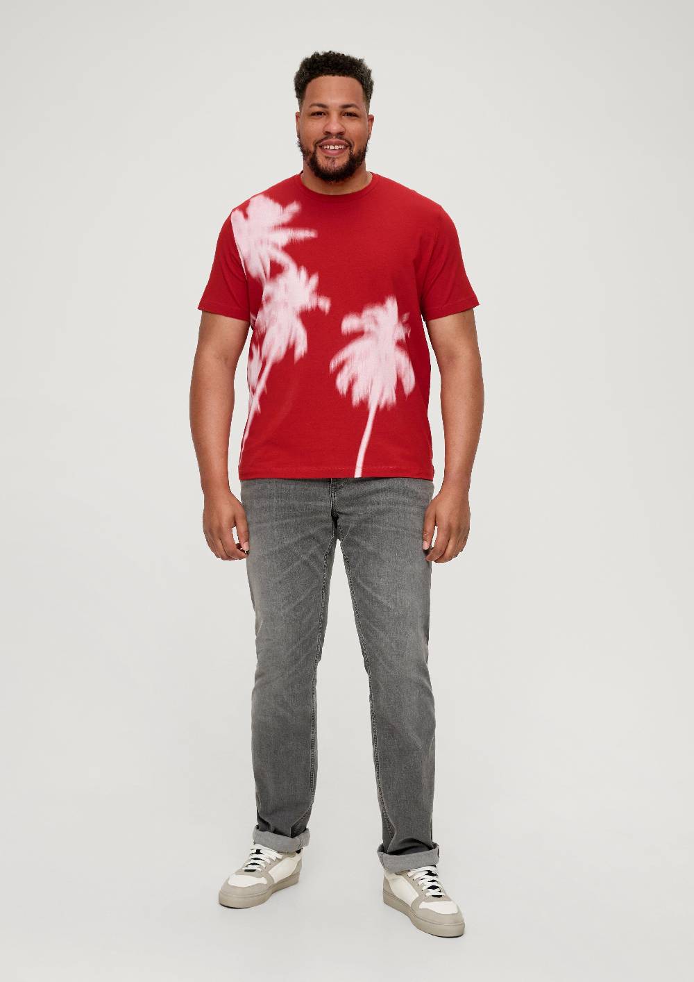 s.Oliver T-Shirt aus Baumwollstretch Saisonschlussverkauf