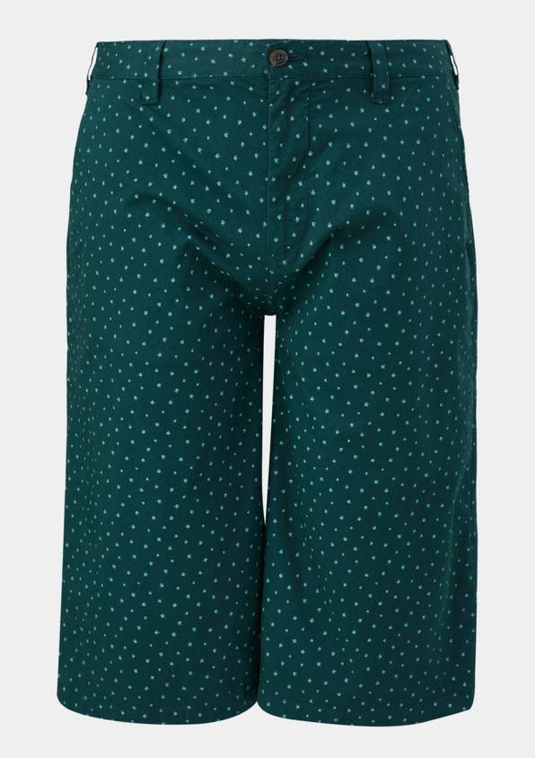s.Oliver Slim: Bermuda mit Allover-Print Vatertagsangebot