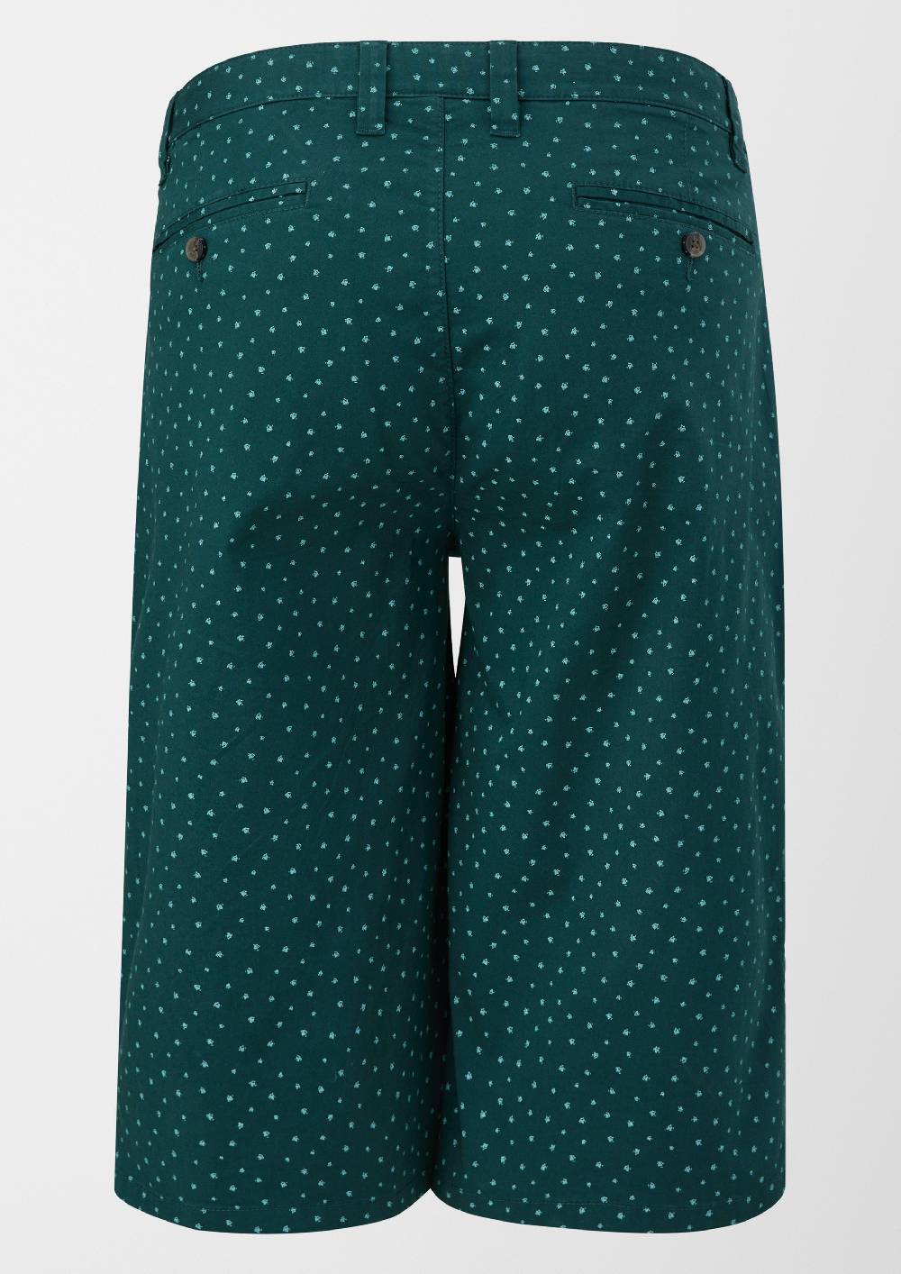 s.Oliver Slim: Bermuda mit Allover-Print Vatertagsangebot