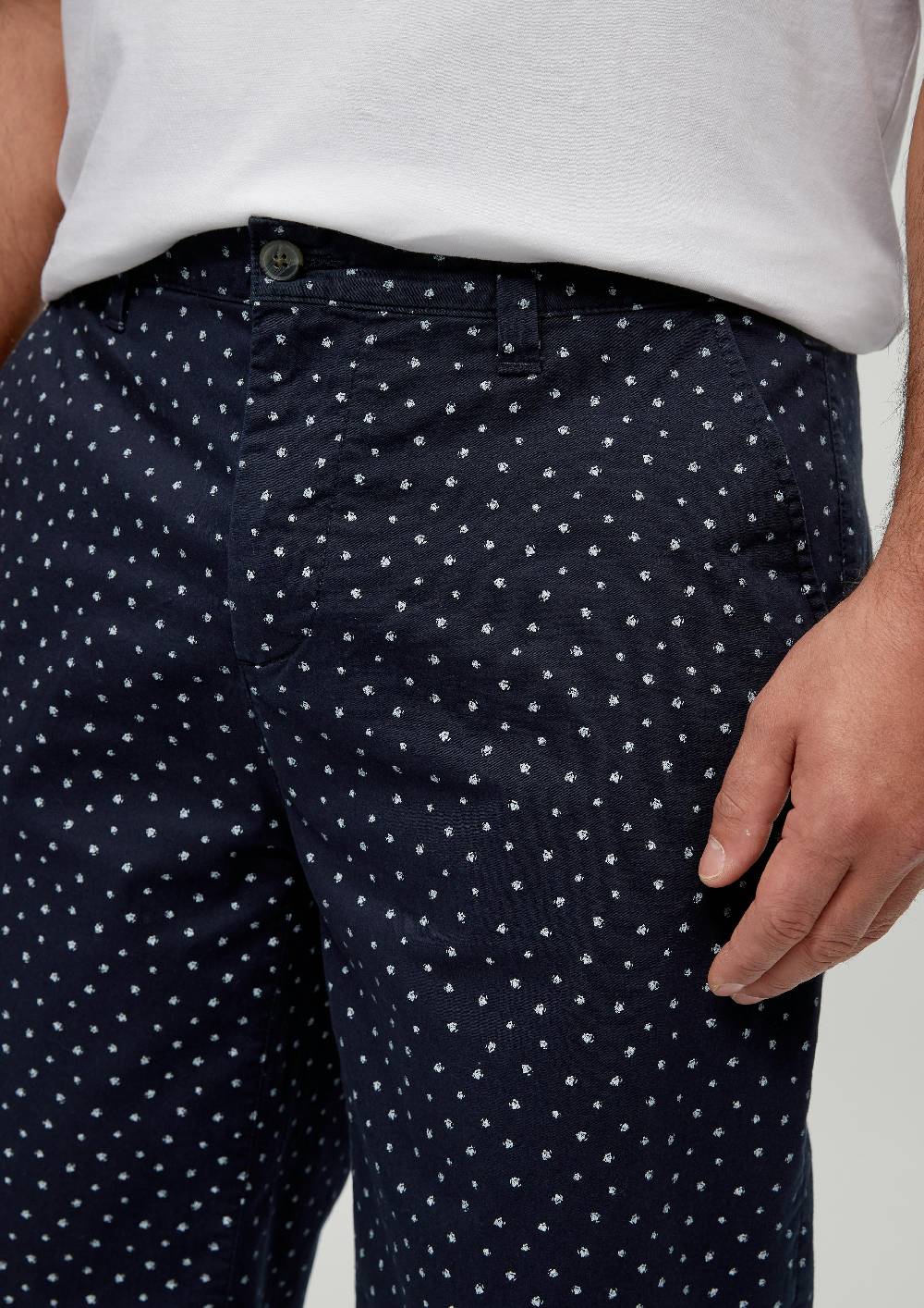 s.Oliver Slim: Bermuda mit Allover-Print Valentinstagsangebot