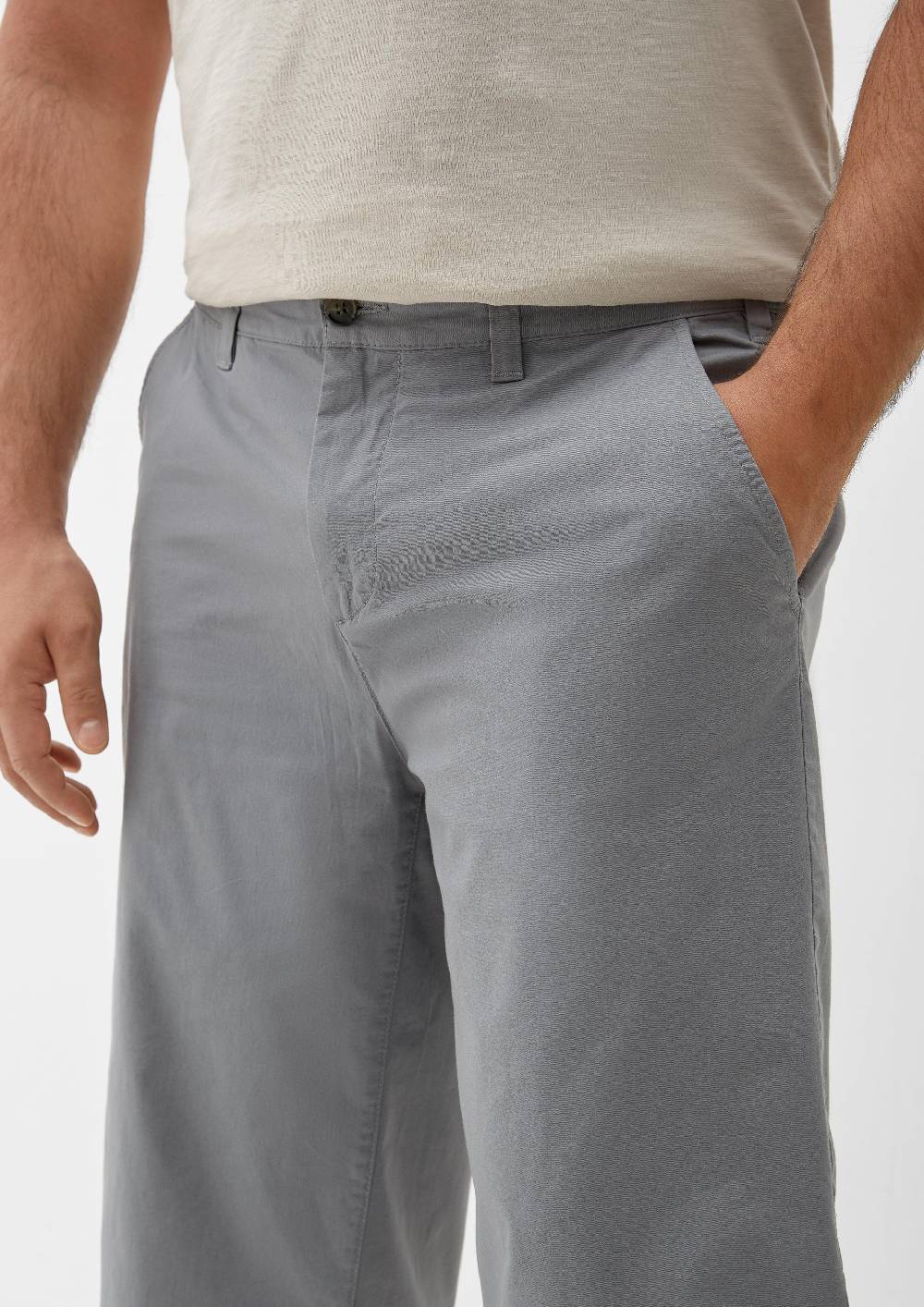 s.Oliver Relaxed: Bermudas aus Baumwollstretch Jubiläumsangebot