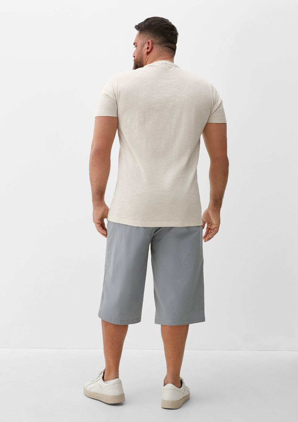 s.Oliver Relaxed: Bermudas aus Baumwollstretch Jubiläumsangebot