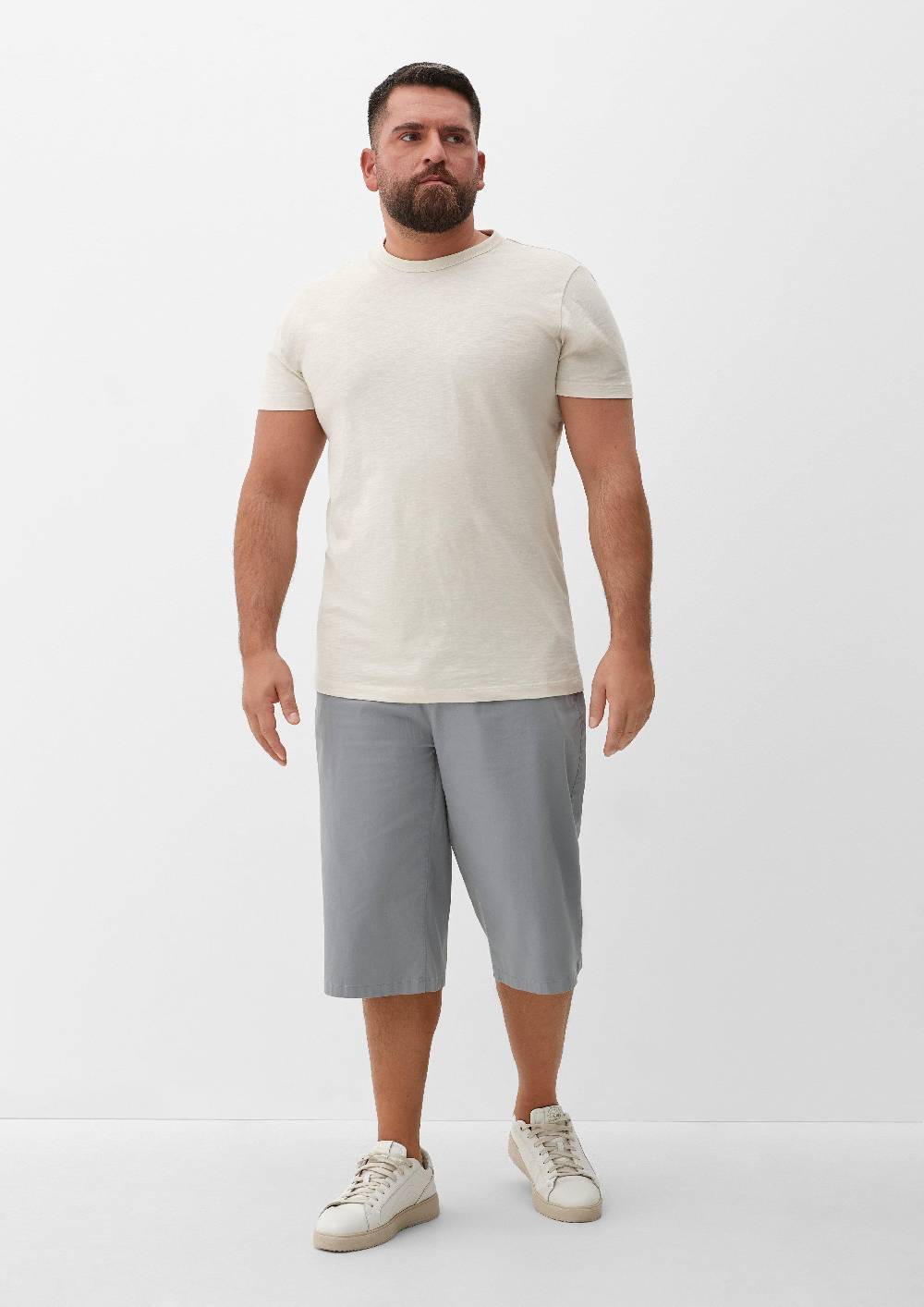 s.Oliver Relaxed: Bermudas aus Baumwollstretch Jubiläumsangebot