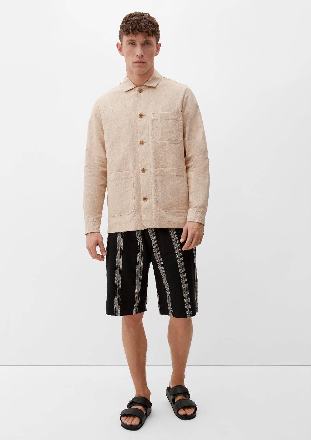 s.Oliver Overshirt aus Leinenmix Heißer Verkauf