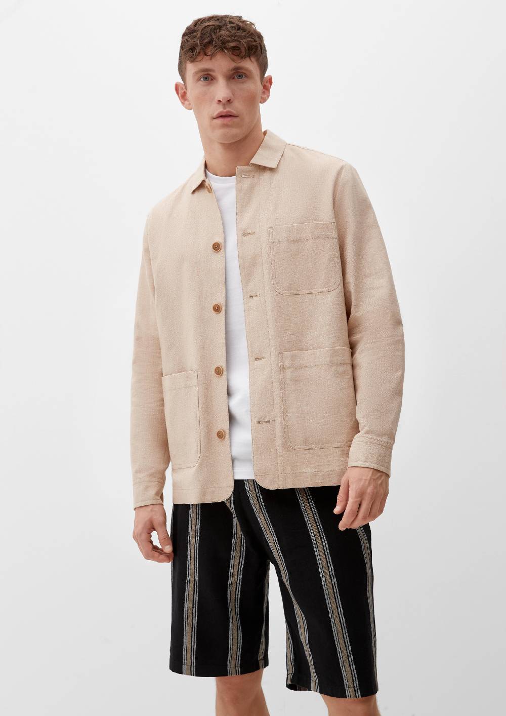 s.Oliver Overshirt aus Leinenmix Heißer Verkauf