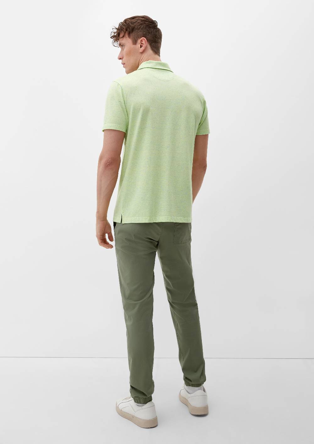 s.Oliver Meliertes Poloshirt Online Outlet