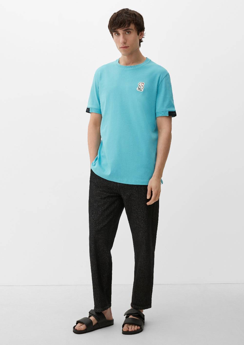 s.Oliver T-Shirt mit Labelpatch Kauf eins, bekomm eins gratis