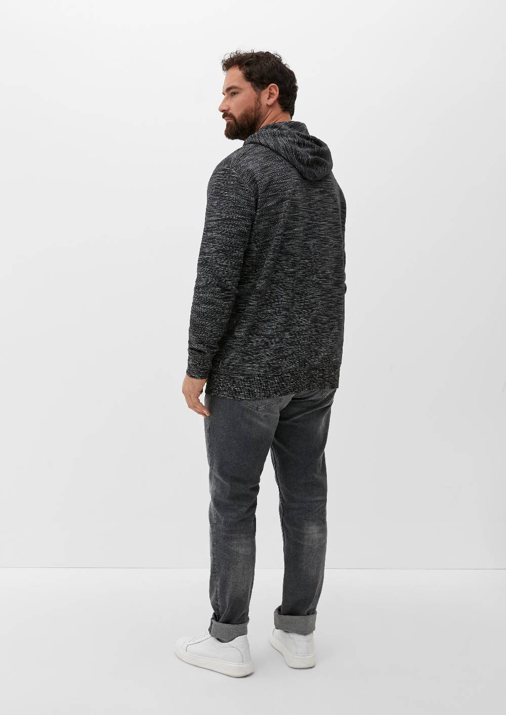 s.Oliver Hoodie mit Frontprint Tiefpreis