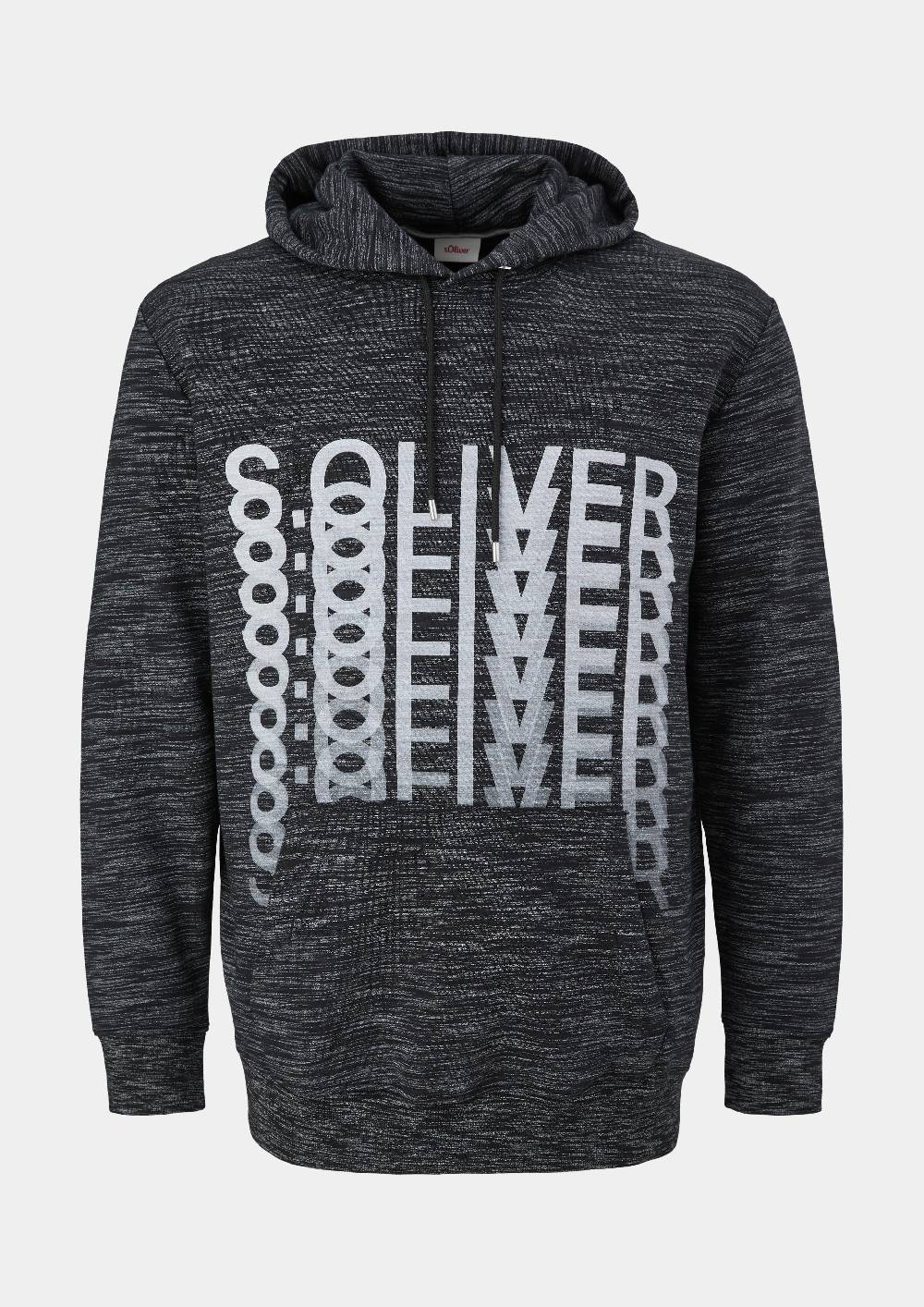 s.Oliver Hoodie mit Frontprint Tiefpreis