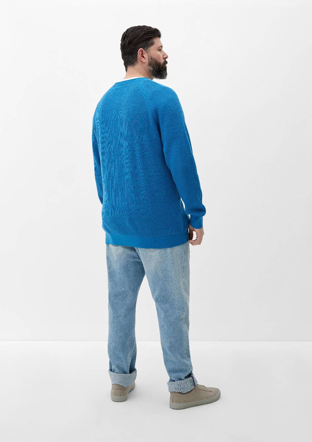 s.Oliver Strickpullover mit Rippstruktur Kostenlose Rückgabe