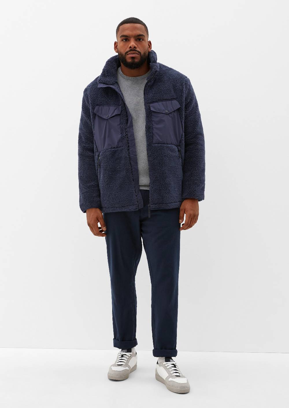 s.Oliver Jacke aus Teddyplüsch Bis zu 60% Rabatt