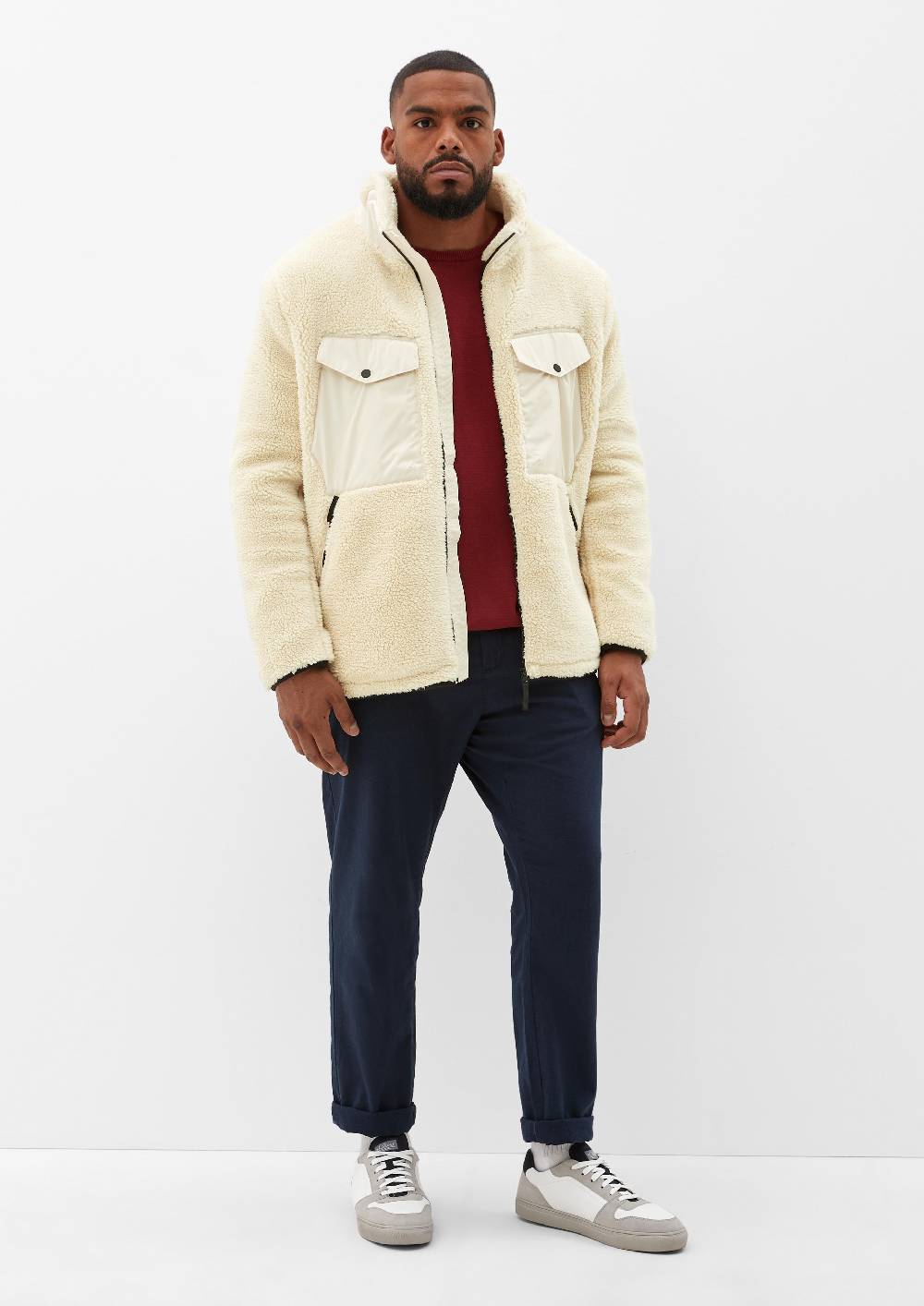 s.Oliver Jacke aus Teddyplüsch Bis zu 65% Rabatt