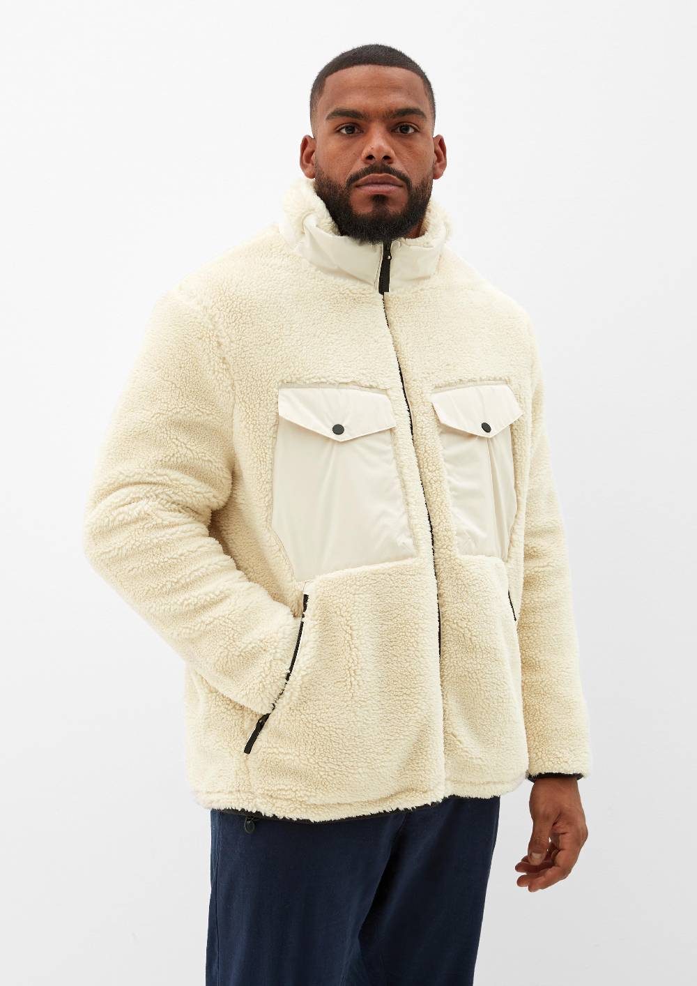 s.Oliver Jacke aus Teddyplüsch Bis zu 65% Rabatt