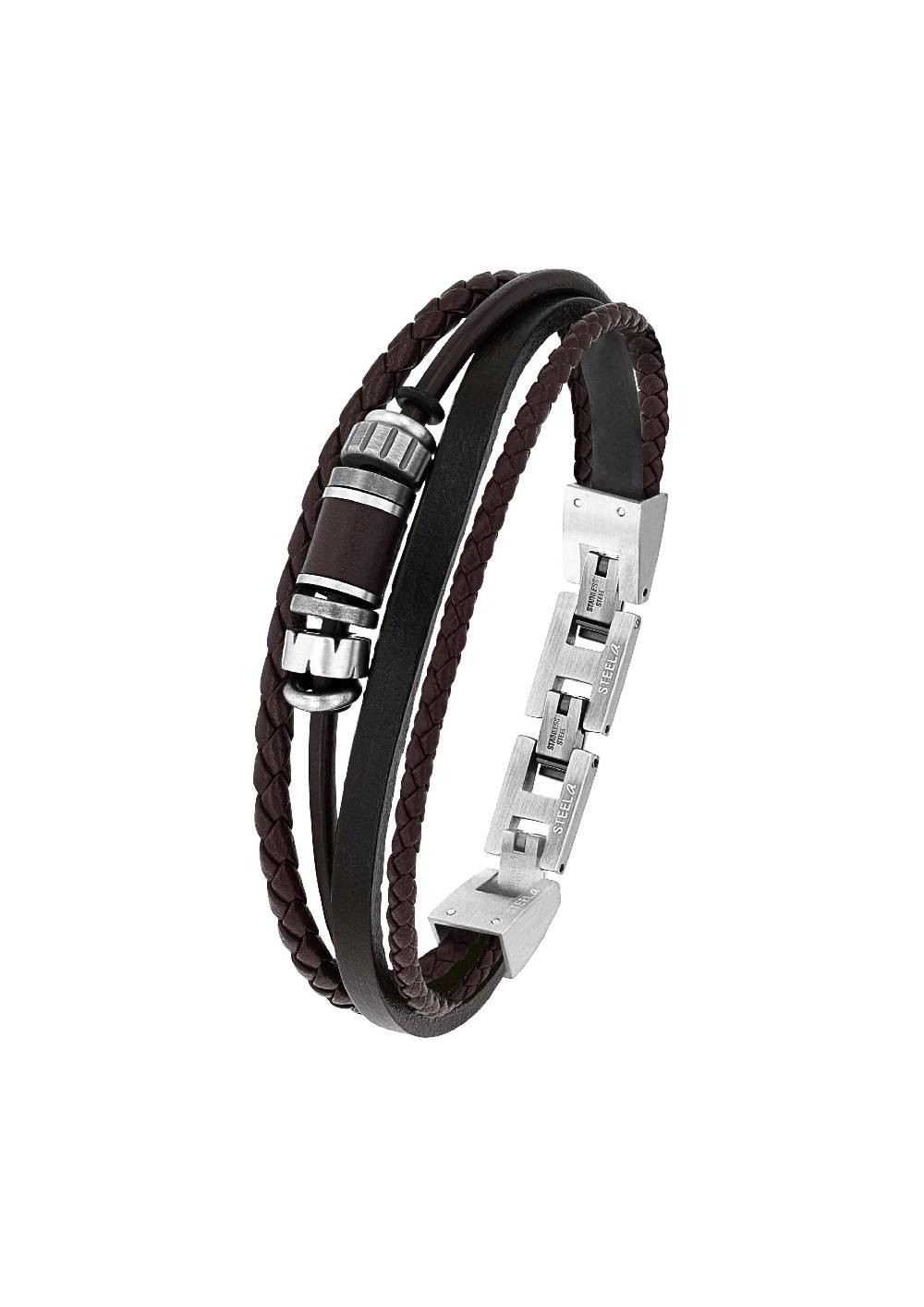 s.Oliver Lederarmband mit Beads-Detail Super Rabatt