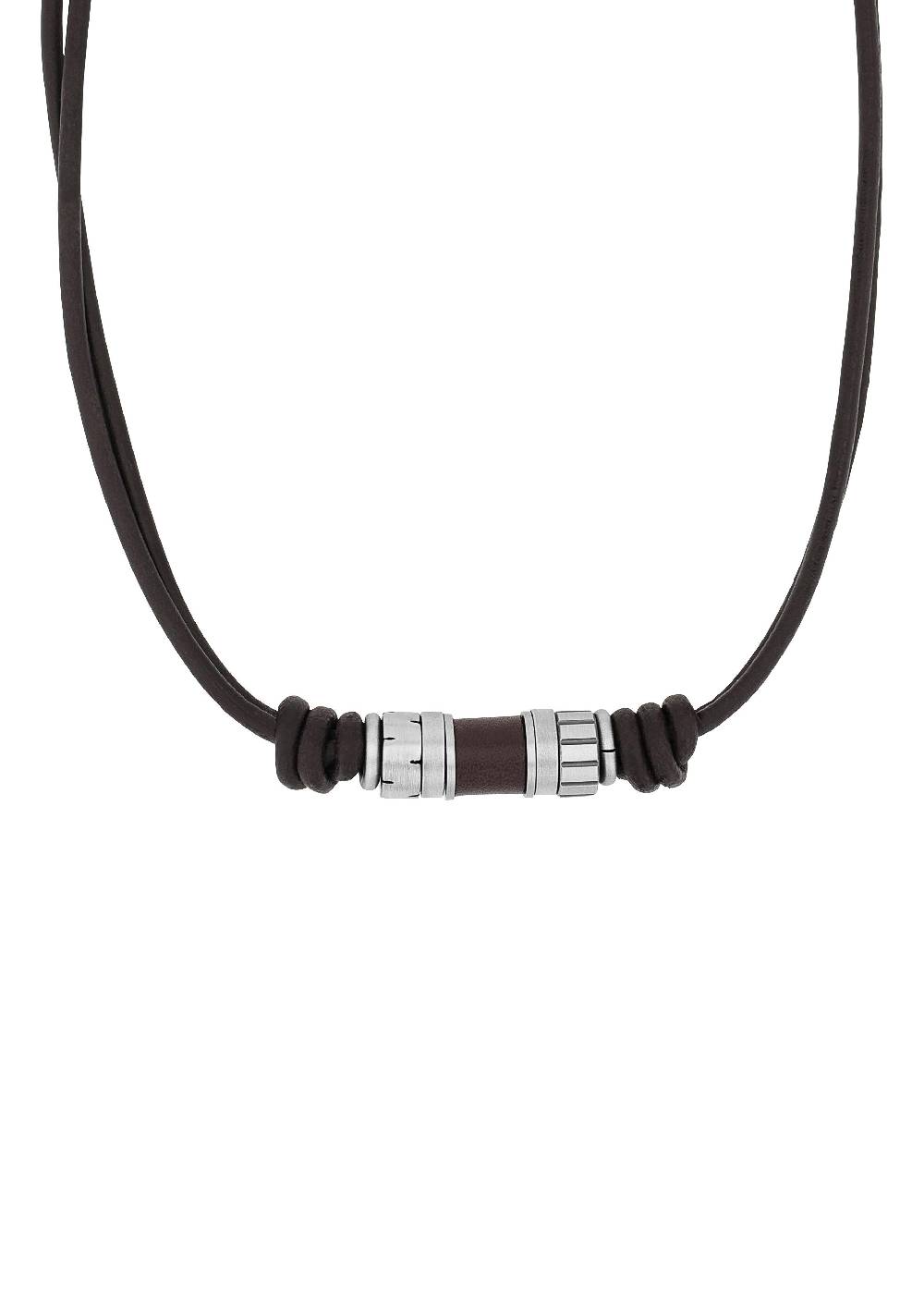 s.Oliver Ledercollier mit Edelstahl-Beads Riesige Rabatte